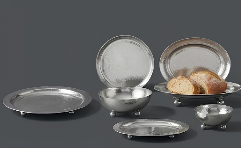 Hand-Hammered Silver Tableware & Serving Platters | Eneziy