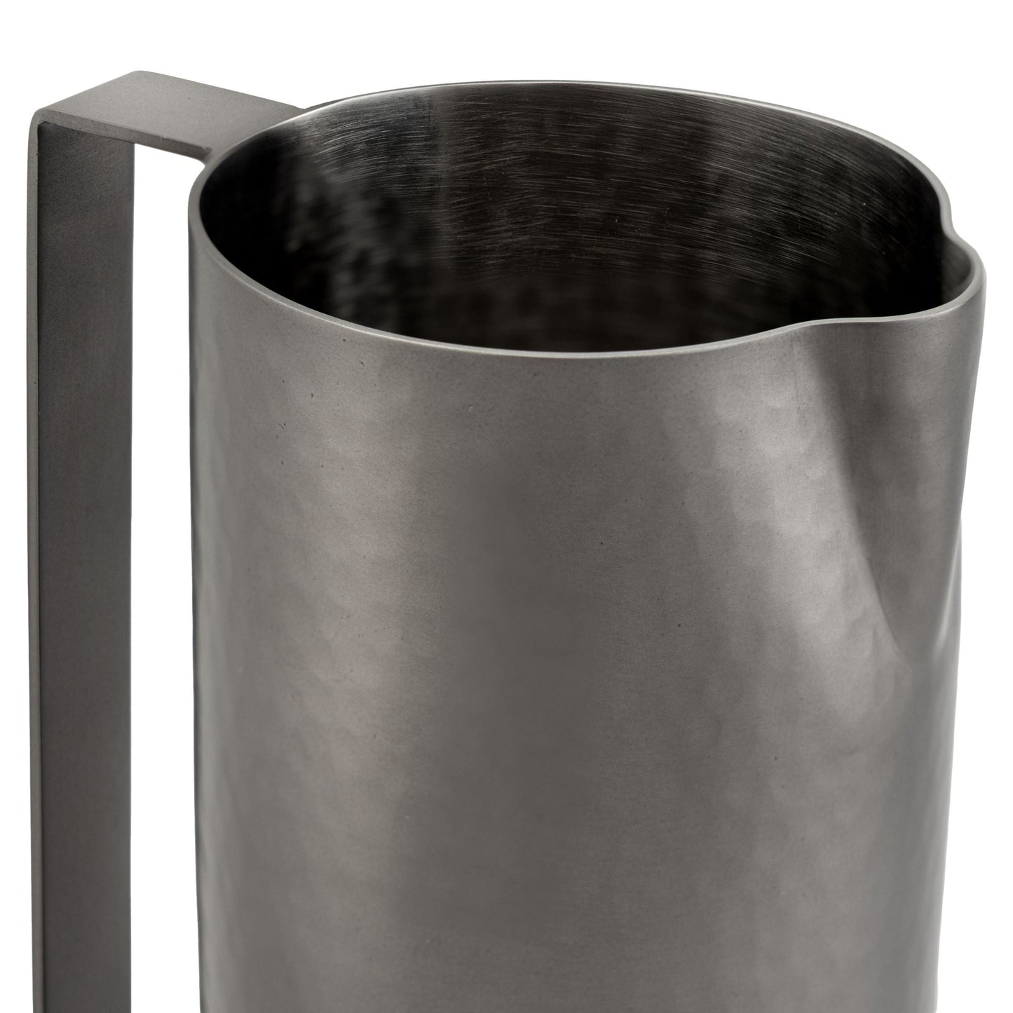 Eneziy Forged Gunmetal Beverage Pitcher