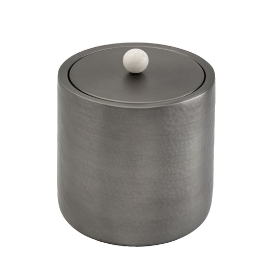 Eneziy Heavy-Gauge Gunmetal Ice Bucket